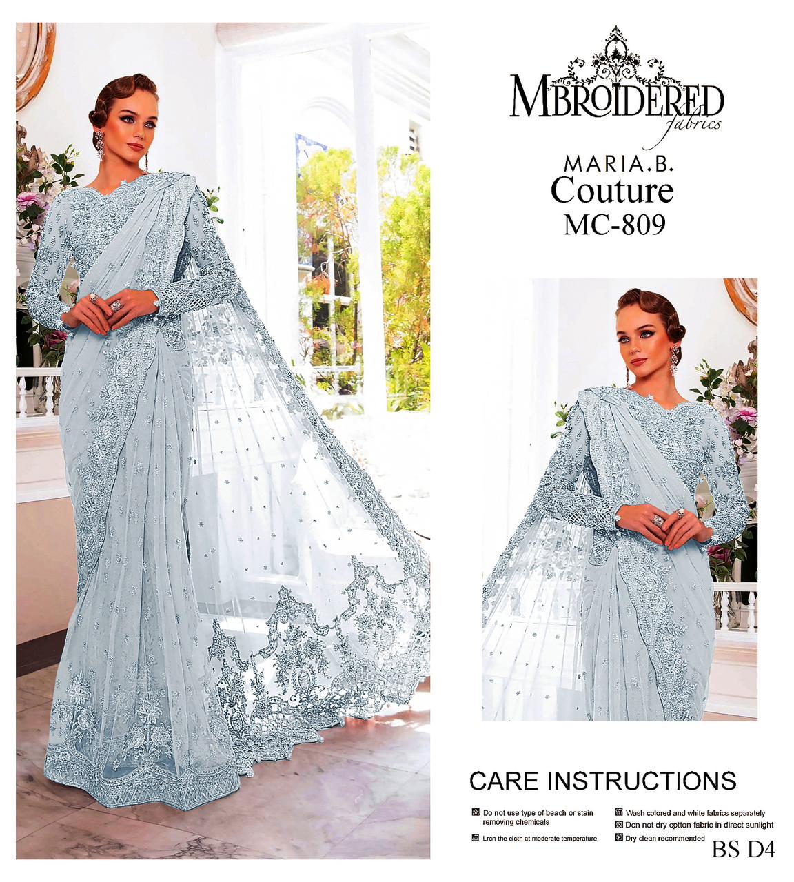 Maria B. Designer Saree Collection MB-0600