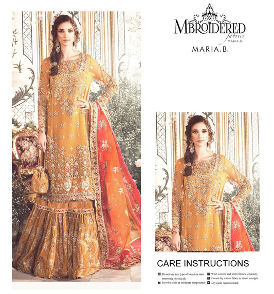 Maria B. Couture mbroidered Ghrara MC-0568