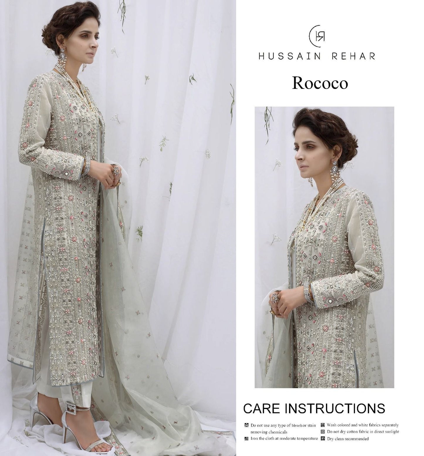 Hussain Rehar Couture Embroidered MC-0570