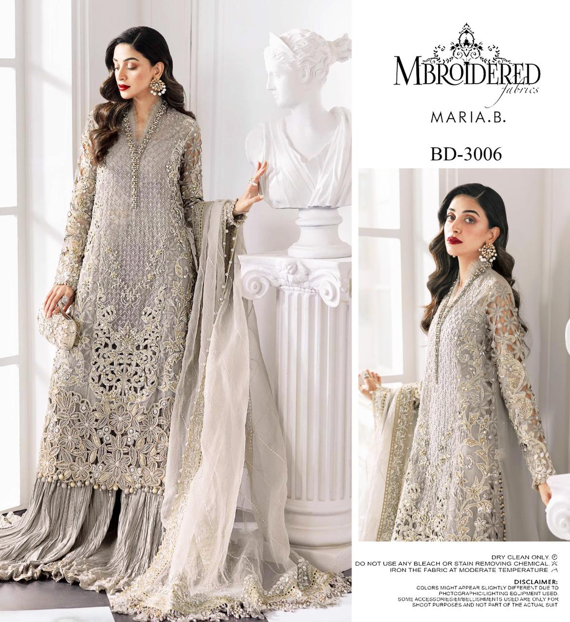 Maria B. Embroidered Fabrics Collection MB-0901