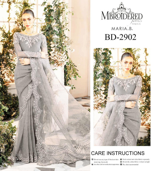 Maria B. Party Wear Saree MB-0740