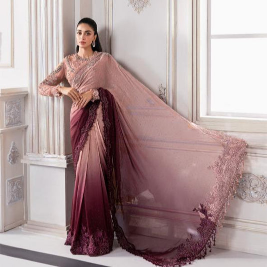 Maria B. Multishade Saree MB-0750